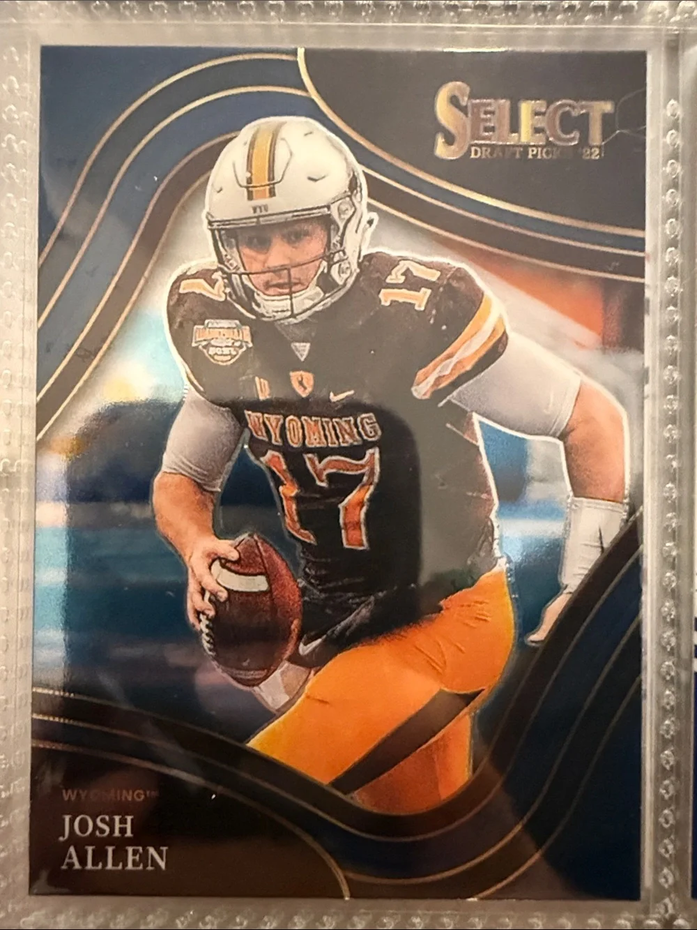 Select Draft Picks Josh Allen Football Trading Card - Black & Orange